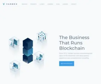 Vanbex.com(Blockchain Consulting) Screenshot