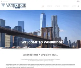 Vanbridge.com(Insurance Intermediary and Program Management Firm) Screenshot