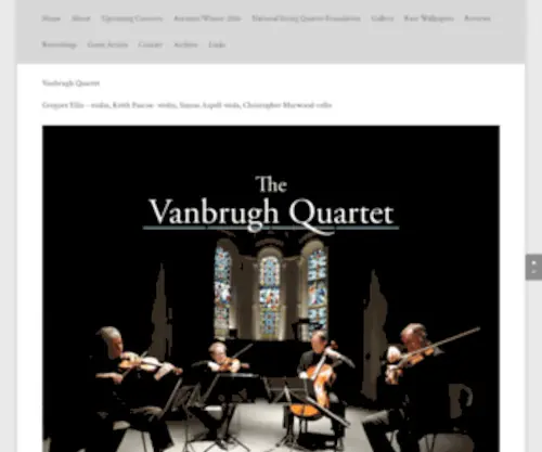 Vanbrughquartet.com(Vanbrughquartet) Screenshot