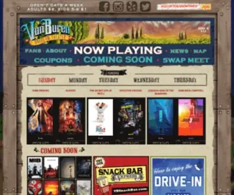 Vanburendriveintheatre.com(Van Buren Drive In Theatre) Screenshot