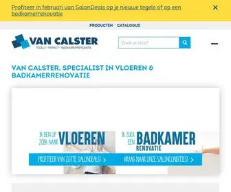 Vancalster-Vloeren.be(Tegels, vloeren & badkamerrenovaties) Screenshot