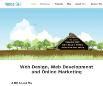 Vancebell.com(Web design) Screenshot