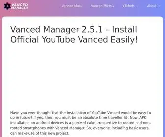 Vancedmanager.com(Vanced Manager 2.6.0) Screenshot