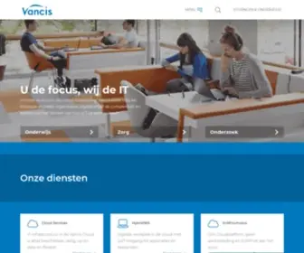 Vancis.nl(#1 managed cloud company) Screenshot