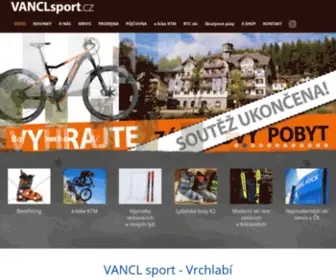 Vanclsport.cz(ÚVOD) Screenshot