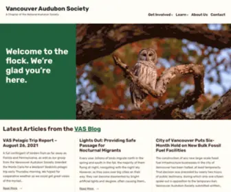 Vancouveraudubon.org(Vancouver Audubon) Screenshot