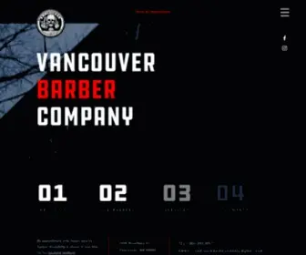 Vancouverbarbercompany.com(Booking) Screenshot