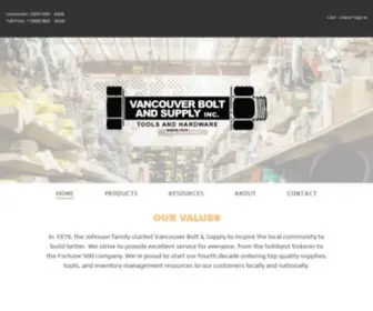 Vancouverbolt.com(Vancouver Bolt & Supply) Screenshot