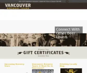 Vancouverbrewerytours.com(Vancouver Brewery Tours) Screenshot