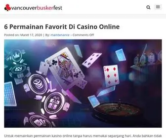 Vancouverbuskerfest.com Screenshot