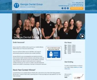 VancouvercosmetiCDental.com(Georgia Dental) Screenshot