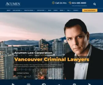 Vancouvercriminallaw.com(Vancouver Criminal Lawyers) Screenshot