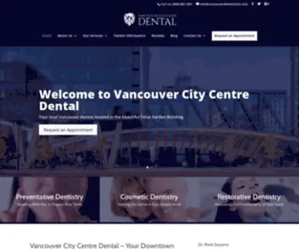 Vancouverdentalclinic.com(Vancouver City Centre Dental) Screenshot