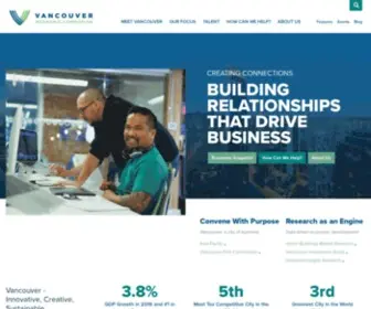 Vancouvereconomic.com(Vancouver Economic Commission) Screenshot