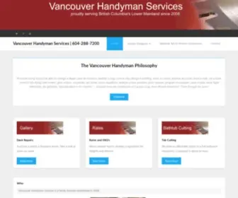 Vancouverhandyman.ca(About Us) Screenshot