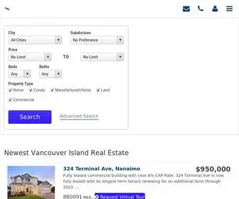 Vancouverislandhomegroup.com(Vancouver Island Real Estate) Screenshot