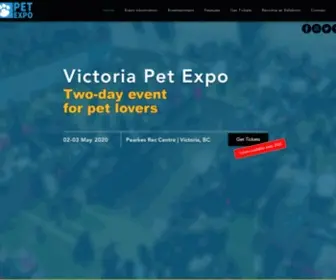 Vancouverislandpetexpo.com(Victoria Pet Expo) Screenshot