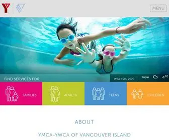 Vancouverislandy.com(YMCA/YWCA of Vancouver Island) Screenshot