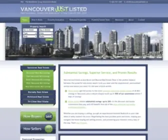Vancouverjustlisted.ca(MLS®) Screenshot