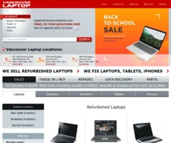 Vancouverlaptops.com(LAPTOPS in VANCOUVER from $99) Screenshot