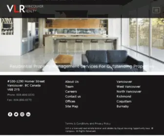 Vancouverluxuryrentals.com(Vancouver Luxury Rentals) Screenshot
