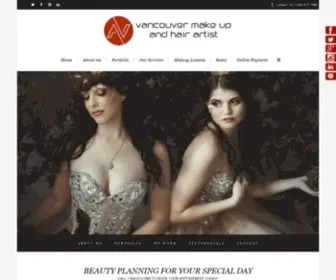 Vancouvermakeup.com(Vancouver Wedding Makeup) Screenshot