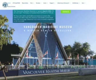 Vancouvermaritimemuseum.com(Vancouvermaritimemuseum) Screenshot