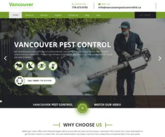 Vancouverpestcontrolltd.ca(Vancouver Pest Control Ltd) Screenshot