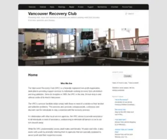 Vancouverrecoveryclub.com(Vancouver Recovery Club) Screenshot