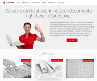 Vancouverscanning.com(Experts for Your Document Scanning Needs in Vancouver Canada) Screenshot