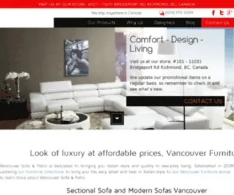 Vancouversofacompany.com(Patio Furniture Vancouver) Screenshot