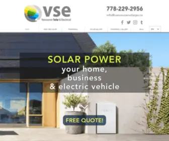 Vancouversolarpv.ca(Vancouver Solar & Electrical Ltd (V.S.E)) Screenshot