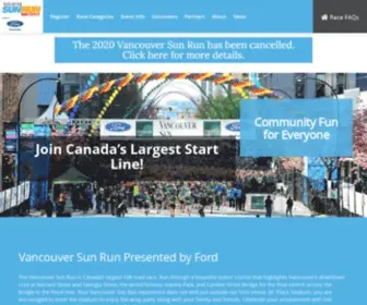 Vancouversunrun.com(Vancouver Sun Run) Screenshot