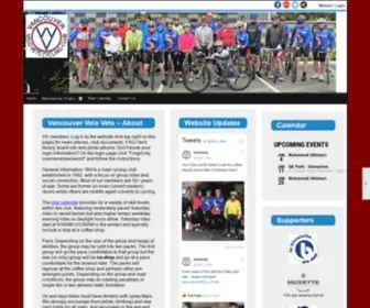 Vancouvervelovets.org(Vancouver Velo Vets) Screenshot