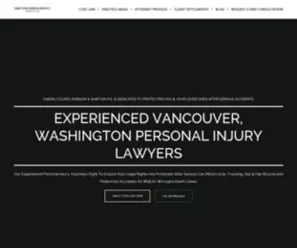 Vancouverwapersonalinjury.com(Personal Injury Lawyers in Vancouver) Screenshot