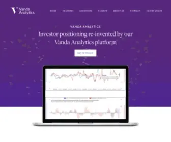 Vandaanalytics.com(Vanda Analytics) Screenshot