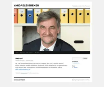 Vandaelestreken.be(Persoonlijke website Wilfried Vandaele) Screenshot