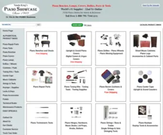 Vandaking.com(Piano Showcase Piano Benches) Screenshot