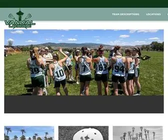 Vandallacrosse.com(Vand'al Lacrosse) Screenshot