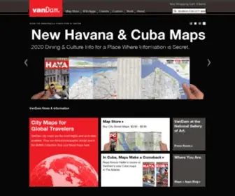 Vandam.com(City Maps for Global Travelers) Screenshot