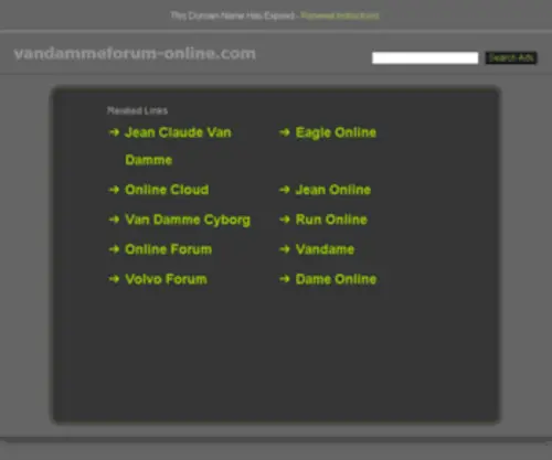 Vandammeforum-Online.com(Vandammeforum Online) Screenshot