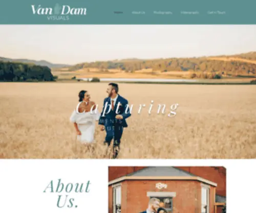 Vandamvisuals.com(Van Dam Visuals) Screenshot
