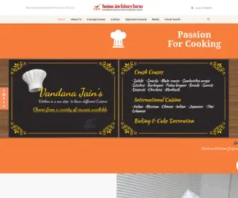 Vandana-Jain.com(The Art Of Cooking) Screenshot