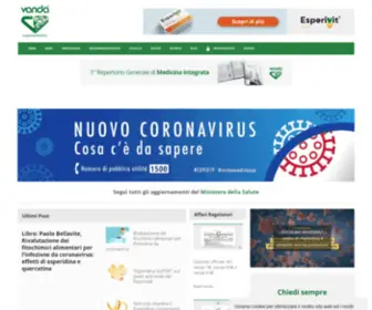 Vandaomeopatici.it(Integrative Medicine) Screenshot