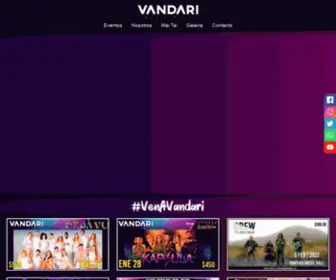 Vandarimusichall.com(Vandari Music Hall) Screenshot