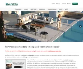 Vandella.be(Een passie voor Tuinmeubelen) Screenshot