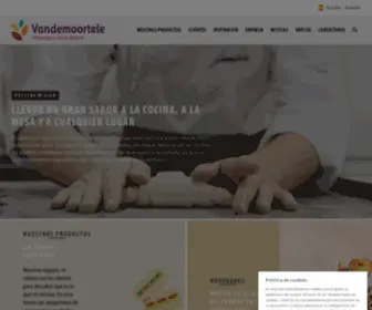 Vandemoorteleiberica.es(Vandemoortele) Screenshot