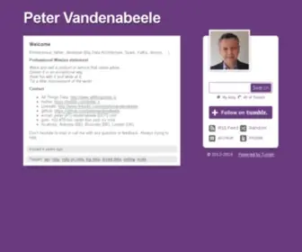 Vandenabeele.com(Peter Vandenabeele) Screenshot