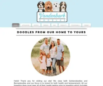 Vandenbarkdoodles.com(Bernedoodle Puppies) Screenshot