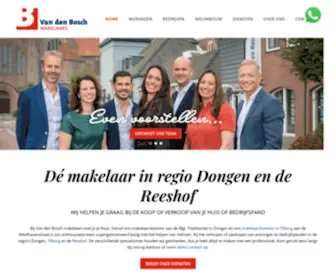 Vandenboschmakelaars.com(Makelaar in de regio Dongen) Screenshot